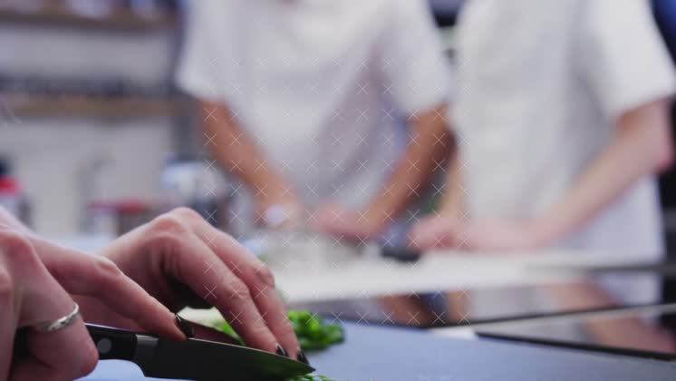 Video: Professional Caucasian male chef wearing chefs whites in a ...